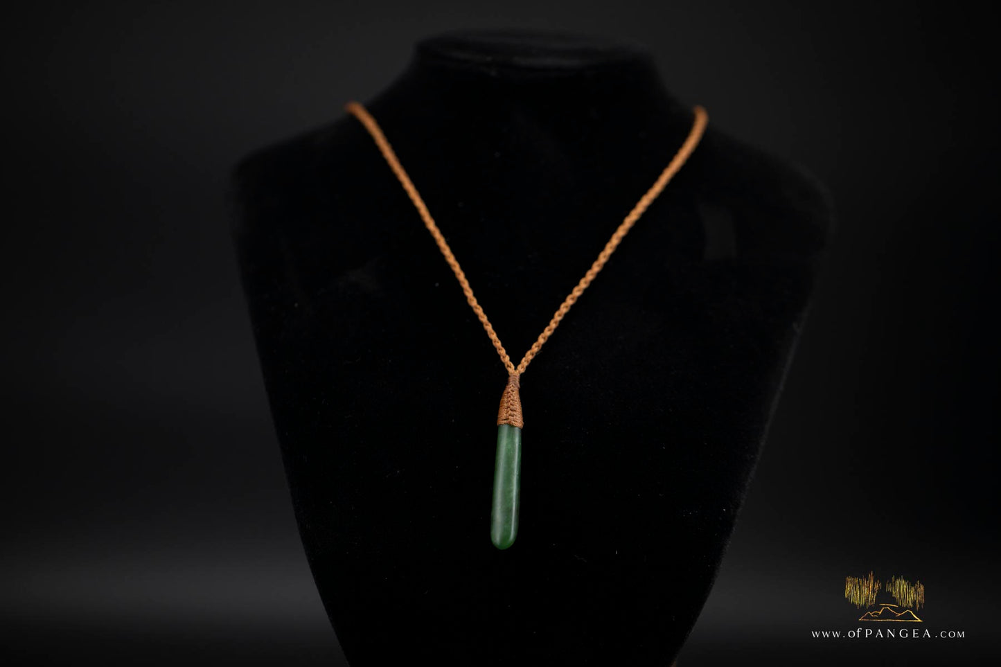 Teardrop Roimata - Kahurangi Pounamu Nephrite Jade Necklace || JF673
