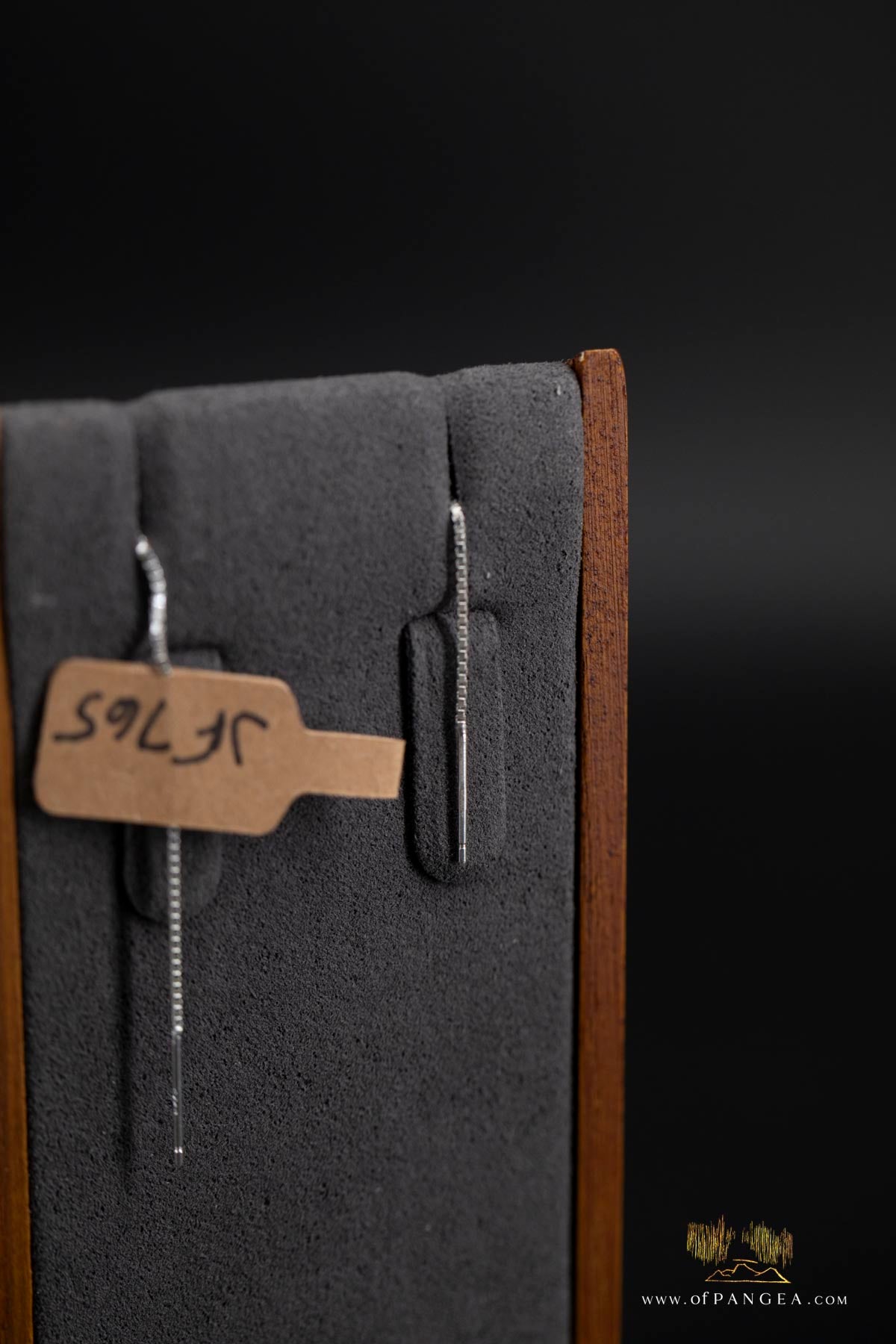 Paua Abalone Teardrop & AAA Akoya Pearl - Pass-through Earrings - Sterling Silver || JF765