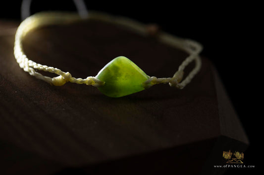 Wyoming Green Apple Nephrite Jade - Bracelet || JF803