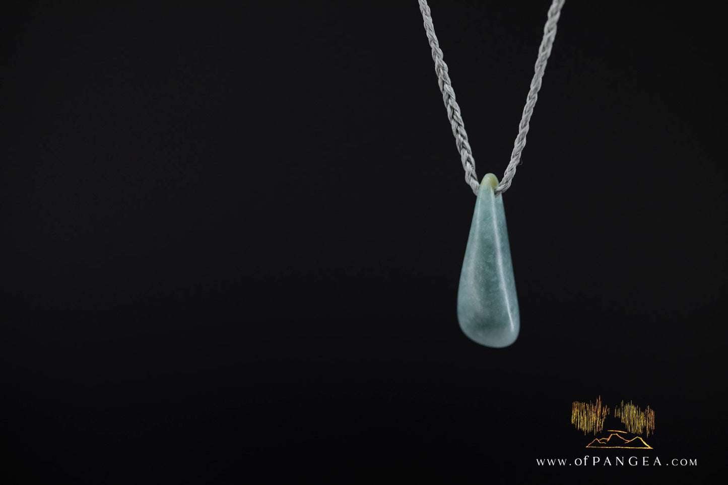 Teardrop Roimata - Guatemalan Princesa Jadeite Necklace || JF988