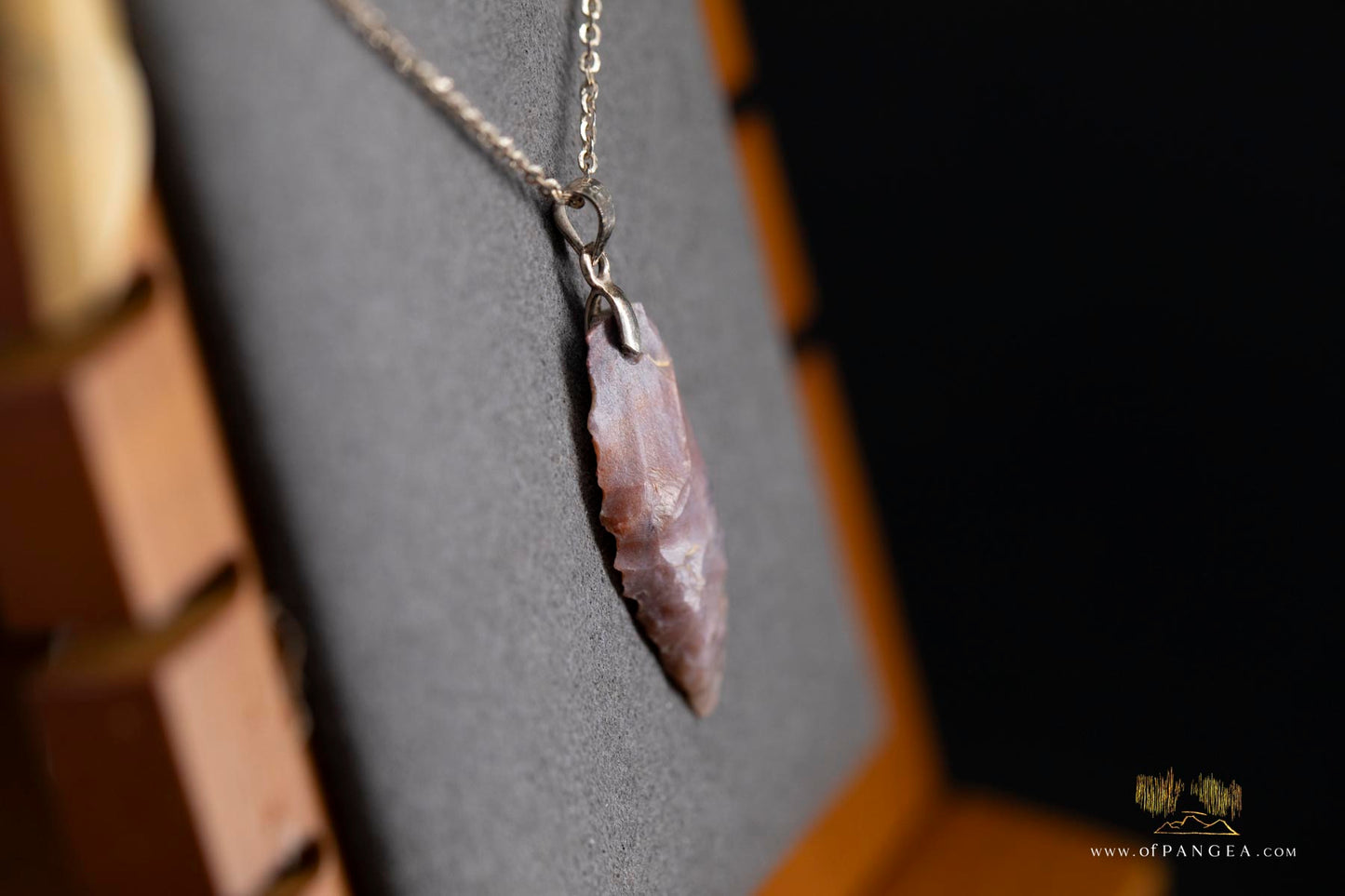 Neolithic Spearpoint Necklace - 4,000 - 7,000 years old || Sahara Desert || Italian Sterling Silver || JF062