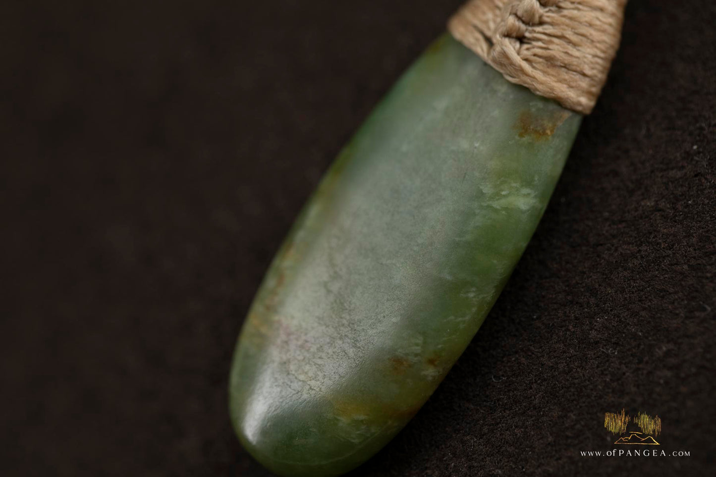 Roimata Teardrop necklace -Putiputi pounamu 'flower' Nephrite Jade - Jade New Zealand