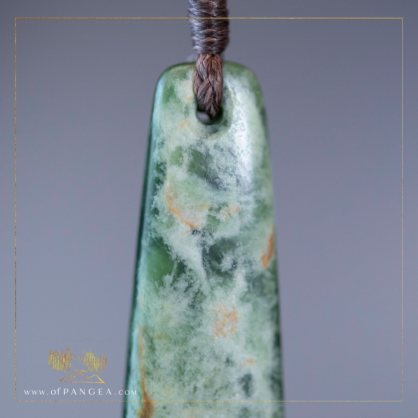 Hei Toki necklace - Nephrite Jade - Putiputi Pounamu - Marsden Flower Jade New Zealand