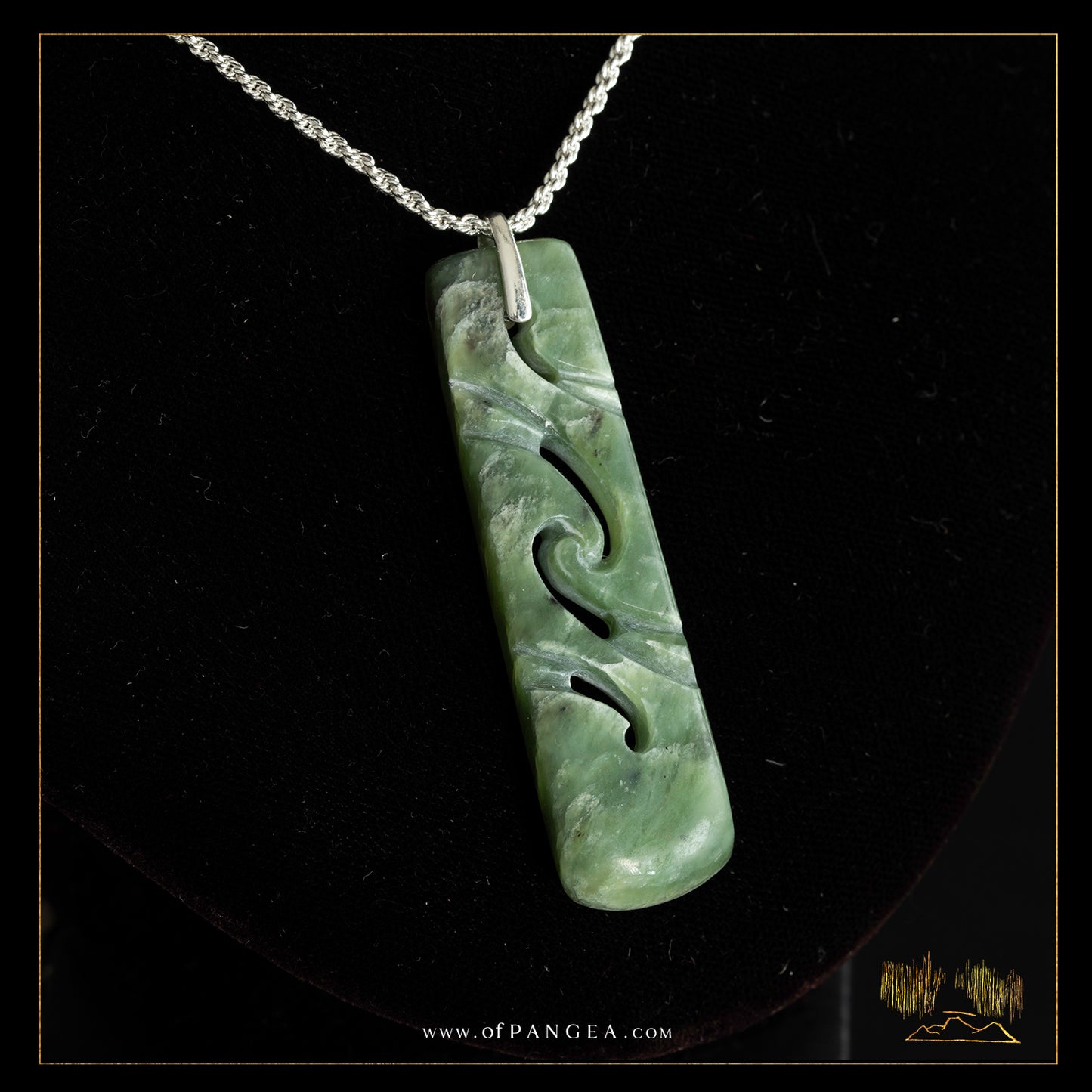 Hei Toki necklace - Kawakawa Pounamu Nephrite Jade - Jade New Zealand || JF034