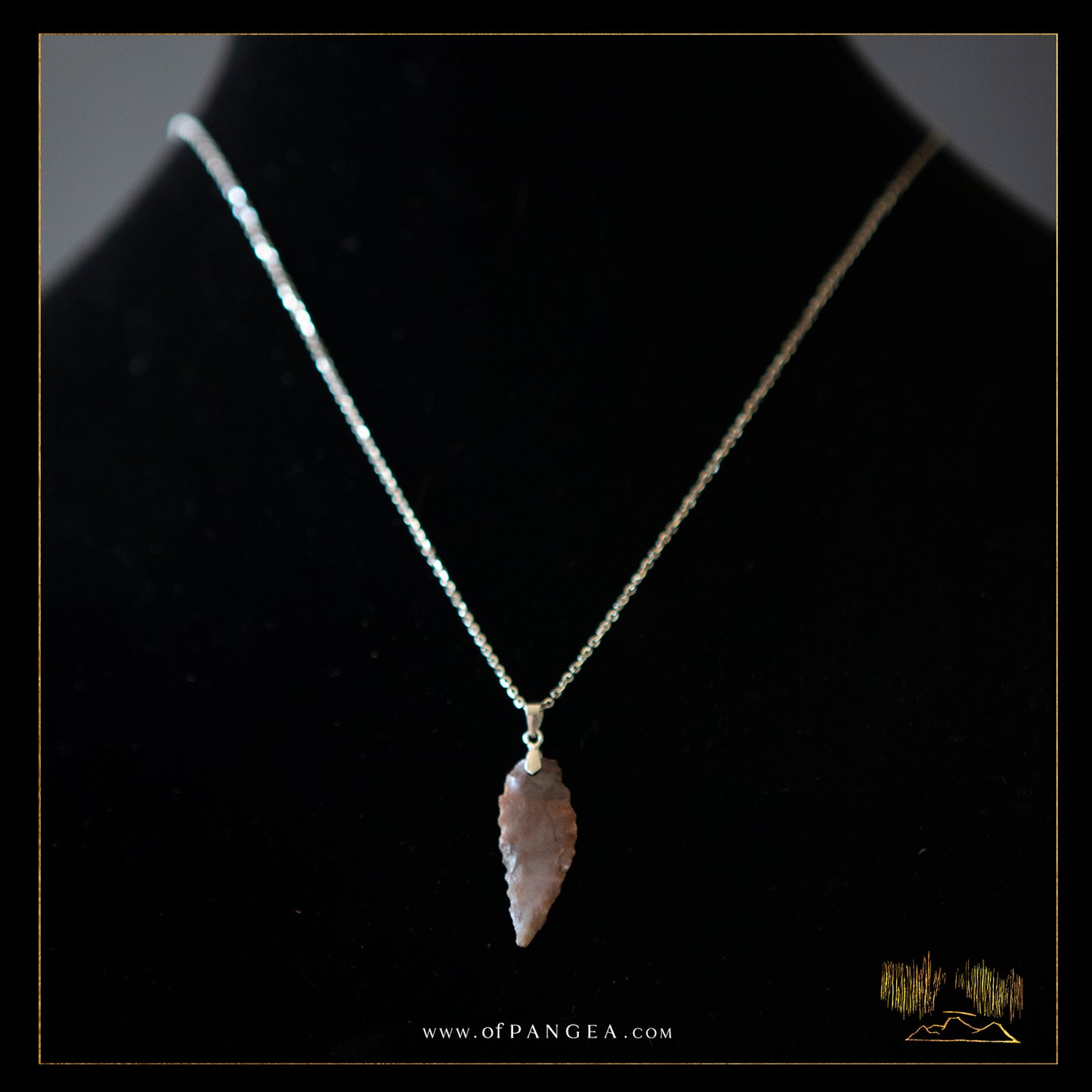 Neolithic Spearpoint Necklace - 4,000 - 7,000 years old || Sahara Desert || Italian Sterling Silver || JF062